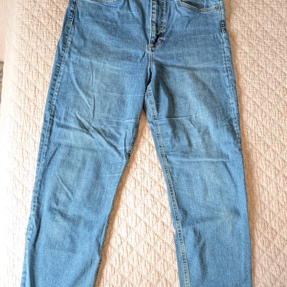 Rag And Bone 'Nina' Cigarette Ankle Classic Blue Denim Jeans Sz 29